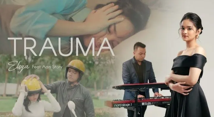 Cuplikan video klip dari lagu Elsya ft Aan Story 'Trauma'