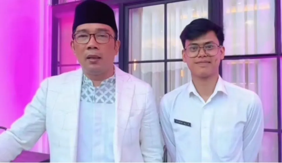 Ridwan Kamil dan ASN muda, Husein Ali Rafsanjani