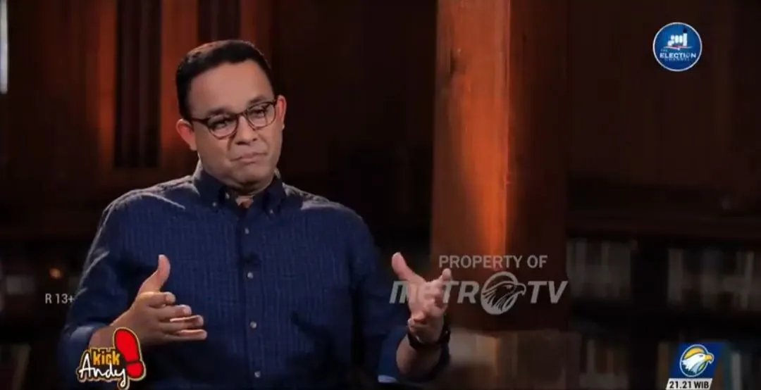 Anies Baswedan di Kick Andy saat ditanya tentang Formula E