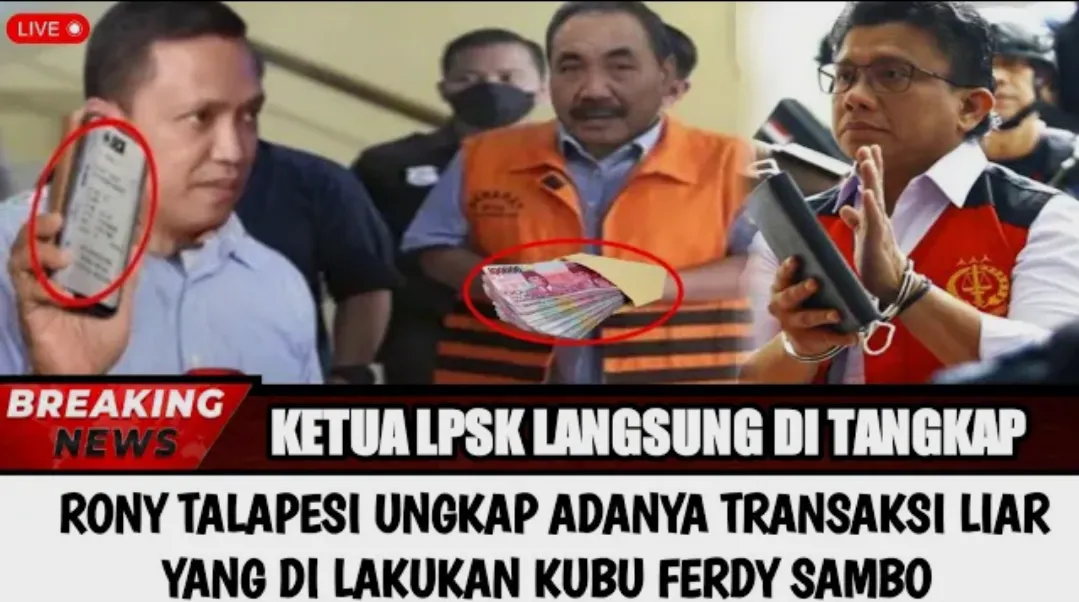 Ketua LPSK Ditangkap Usai Ronny Talapessy Bongkar 'Transaksi Liar'