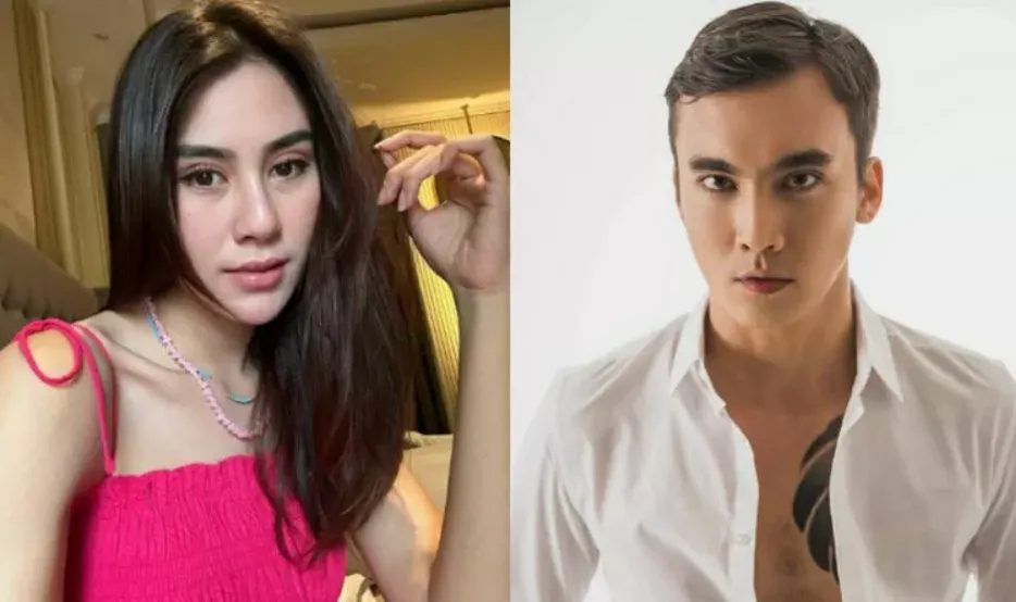 Kolase foto Syahnaz Sadiqah dan Rendy Kjaernett