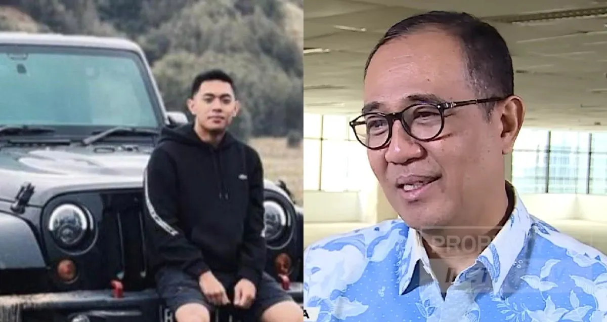 Kolase foto Mario Dandy dan Sang Ayah, Rafael Alun Trisambodo