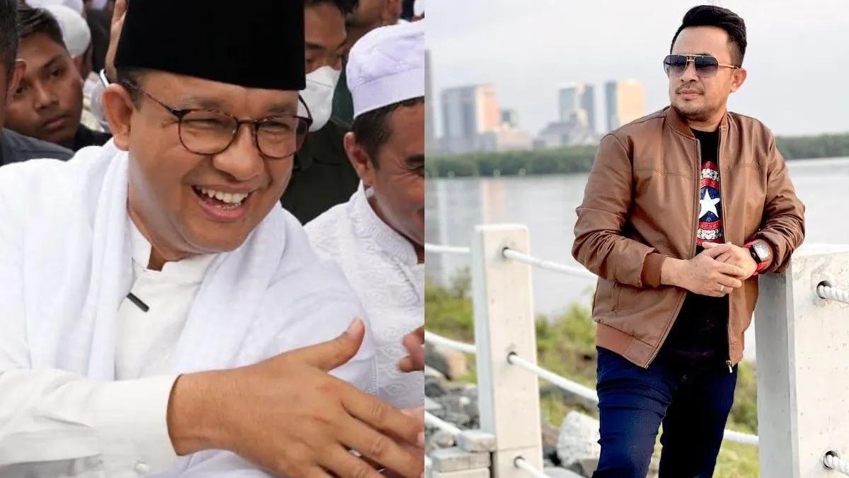 Anies Baswedan dan Laode Umar Bonte Ketua Umum DPP KNPI