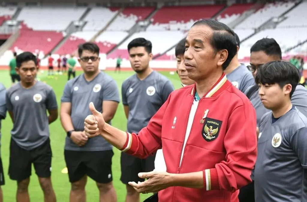 Presiden Jokowi bertemu dan memberi semangat Pemain Timnas U-20
