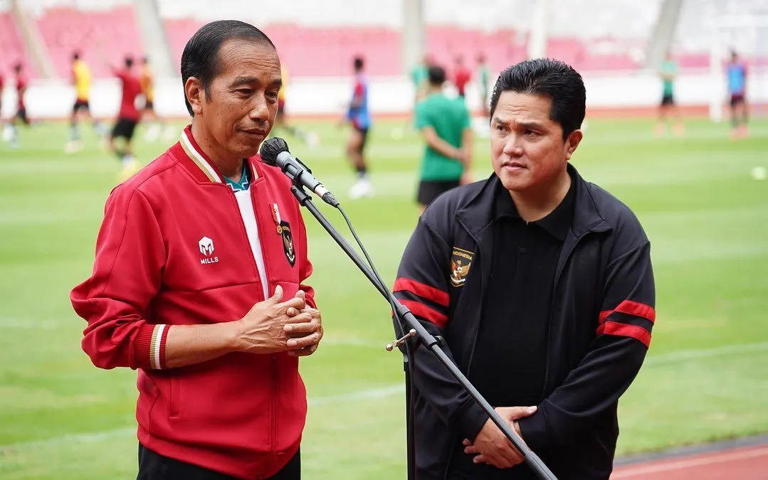 Jokowi dan Erick Thohir