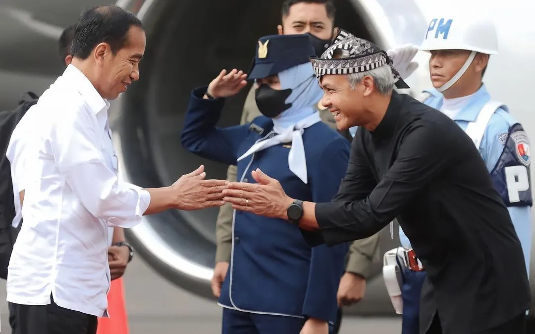 Presiden Jokowi dan Ganjar Pranowo