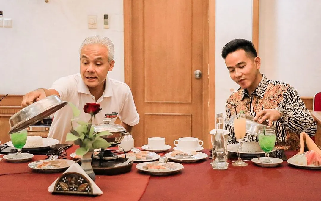 Ganjar Pranowo dan Gibran Rakabuming
