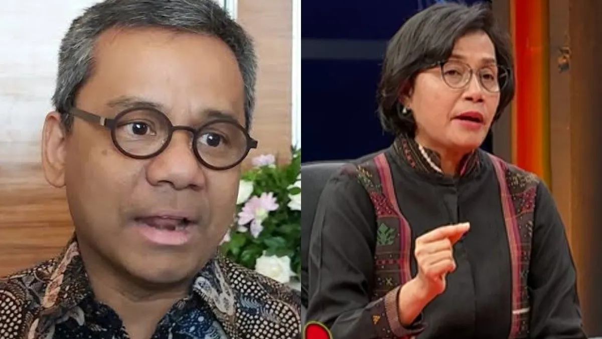 Suahasil Nazara dan Sri Mulyani