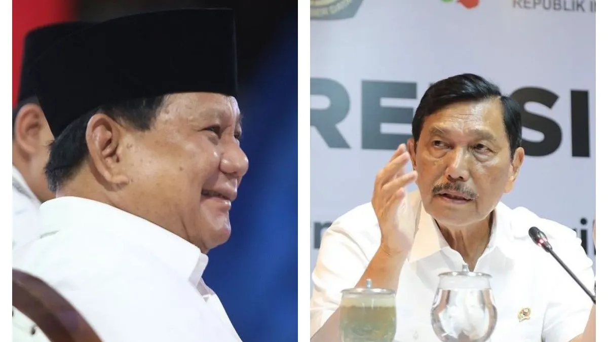 Prabowo Subianto dan Luhut Binsar 