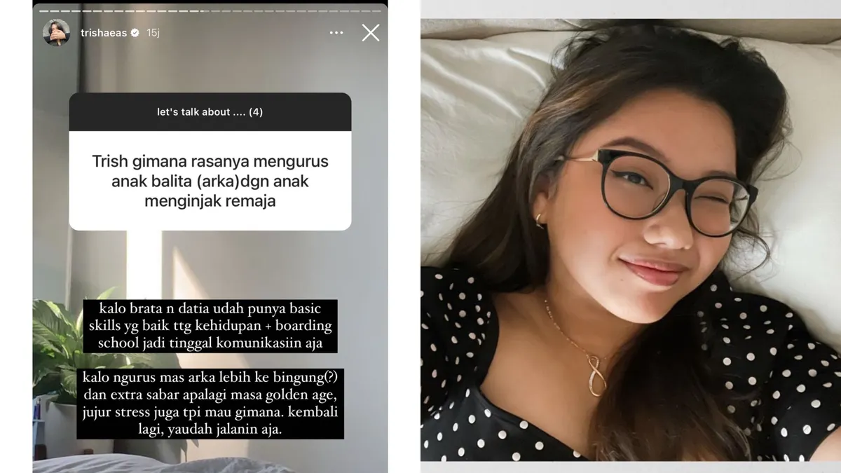 Trisha Eungelica Ardyadana, anak pertama Ferdy Sambo dan Putri Candrawathi, mengaku stres mengasuh adik-adiknya.