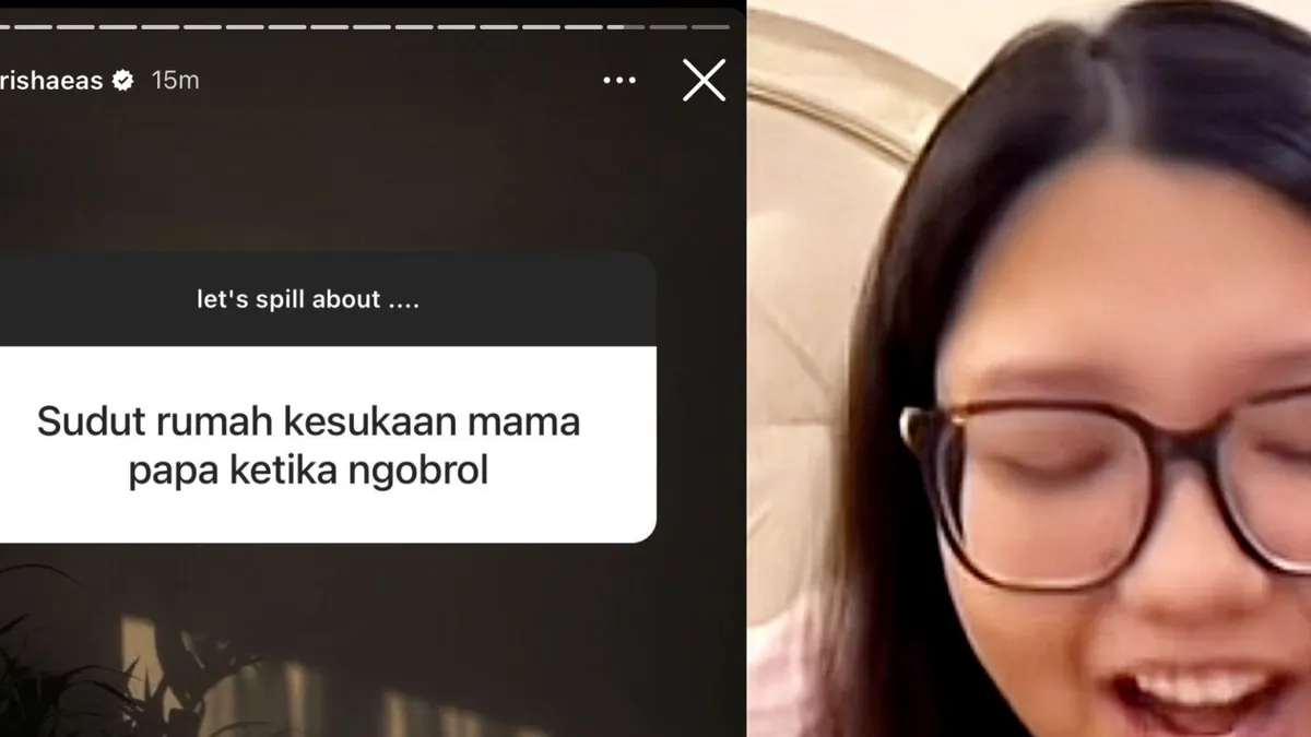 Trisha Eungelica menjawab dengan menuliskan sudut rumah yang jadi favorit Ferdy Sambo dan Putri Candrawathi  saat mengobrol.