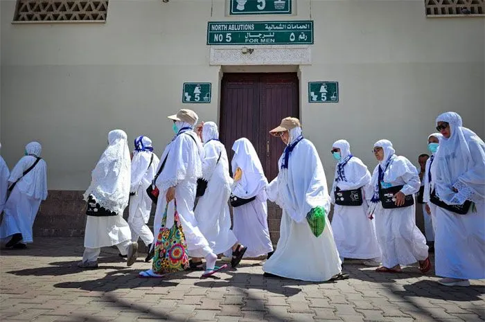 Jamaah calon haji Indonesia kloter 1 sudah tiba di Mekkah dan akan melaksanakan umroh wajib.