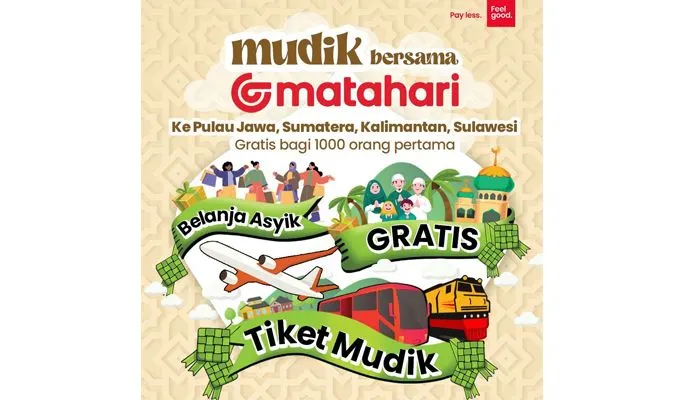 Matahari bagi-bagi 1000 tiket mudik gratis