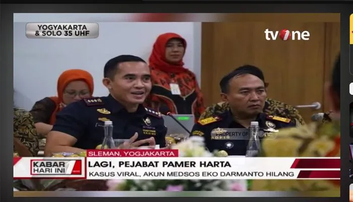 Kepala Kantor Bea dan Cukai Yogyakarta, Eko Darmanto dicopot jabatannya gegara pamer harta
