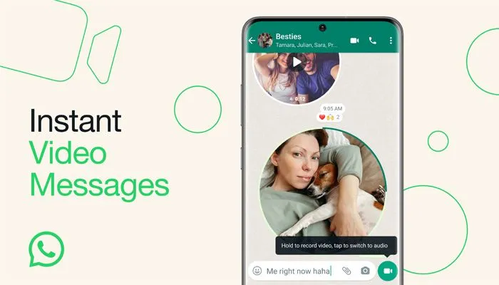 WhatsApp kembali memperkenalkan fitur barunya yakni Video Message Instant atau Pesan Video Instan.
