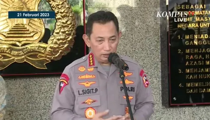 Kapolri Jenderal Listyo Sigit Prabowo