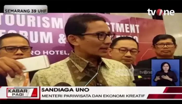 Menparekraf Sandiaga Uno