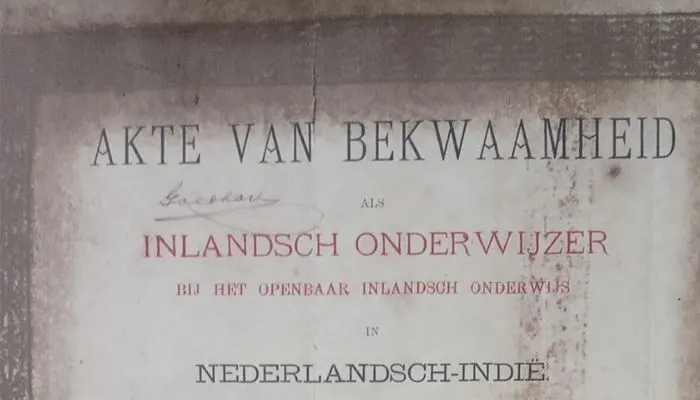 Viral Ijazah Tahun 1913 Pakai Bahasa Belanda