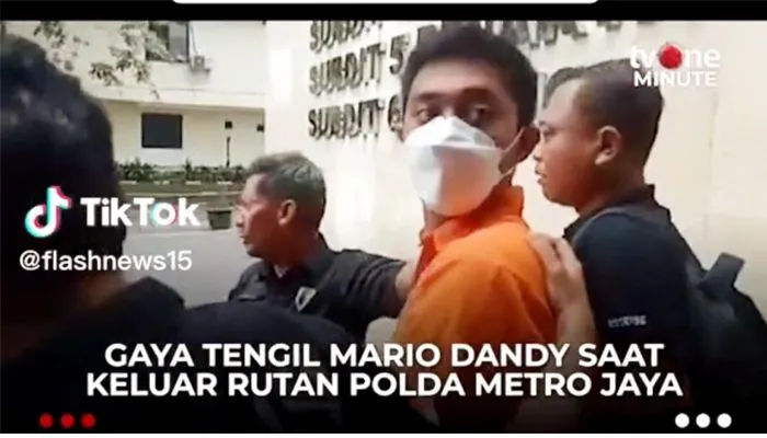 Sikap Songong dan Tengil Mario Dandy Satrio Jadi Sorotan