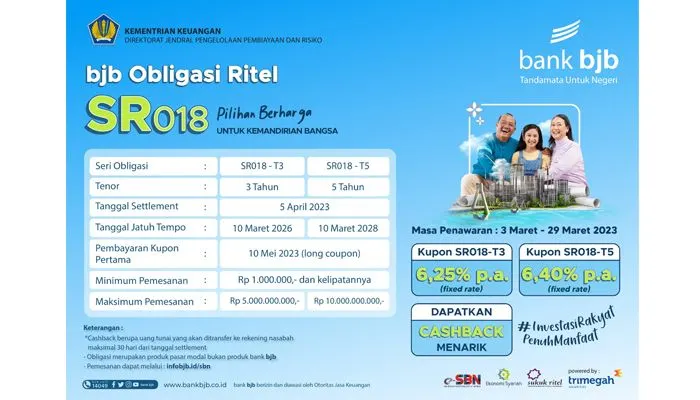 bank bjb Tawarkan SR018