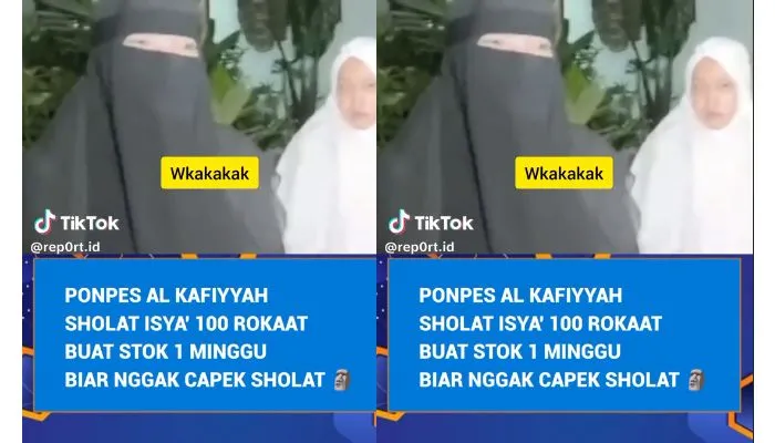 Ponpes Al Kafiyah ngaku salat isya 100 rakaat