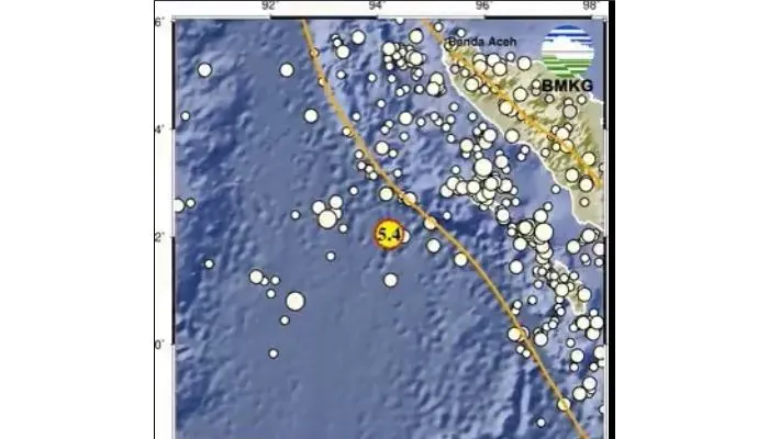 Gempa bumi mengguncang Sinabang Aceh