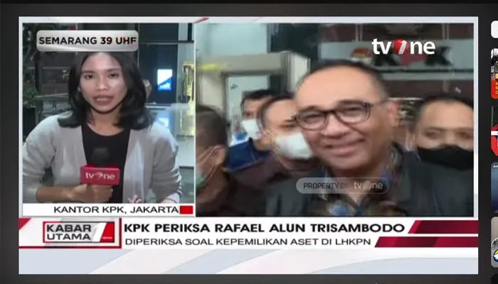 Rafael Alun Trisambodo usai diperiksa KPK