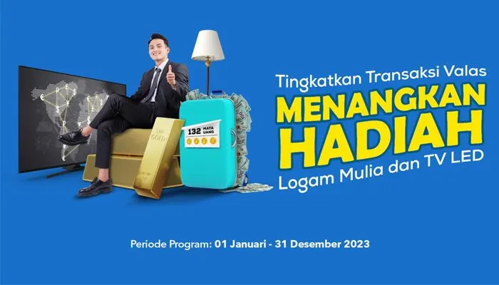 Transfer Valas Bisa Bawa Pulang TV LED dan Logam Mulia