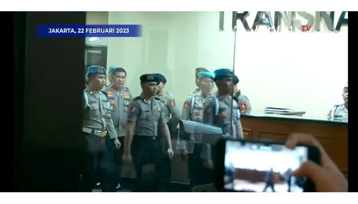 Richard Eliezer tiba di Mabes Polri untuk Sidang Kode Etik