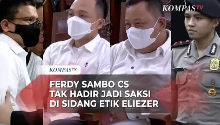 Ferdy Sambo, Ricky Rizal dan Kuat Maruf tak hadiri sidang kode etik Richard Eliezer