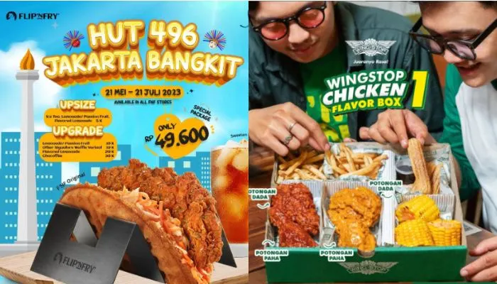 Promo Makanan HUT DKI Jakarta 2023