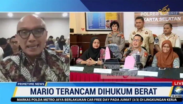 Pakah Hukum Pidana Asep Iwan Iriawan buka suara soal kasus Mario Dandy