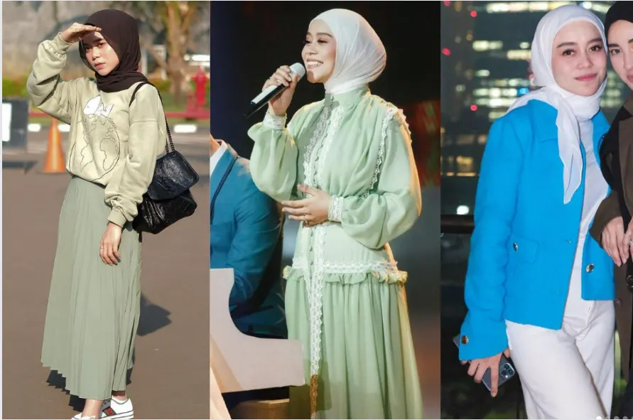 Trend baju Lebaran 2023 ala Lesti Kejora viral