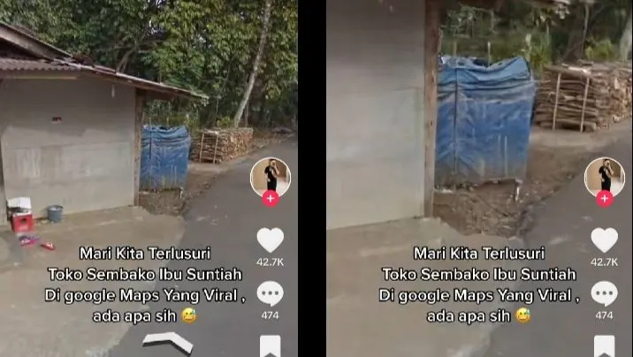 Potret Viral Rumah Sembako Ibu Sutinah