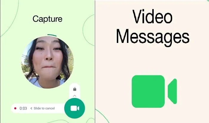 Fitur pesan video instan dari WhasApp