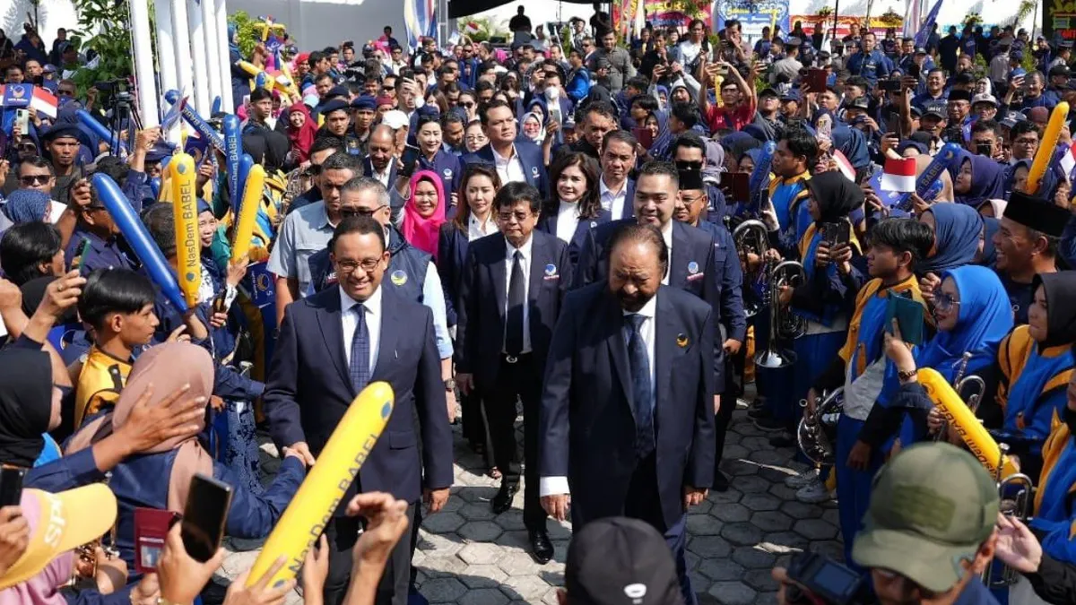 Anies Baswedan dan Surya Paloh 