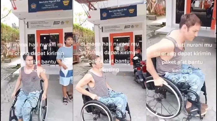 Viral seorang warga negara asing (WNA) difabel diduga dipersulit oleh Bea Cukai saat hendak mengambil alat kesehatan atau alkes.