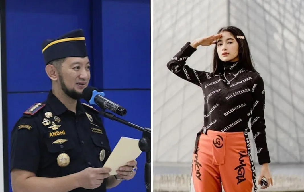 Kolase foto Andhi Pramono dan putrinya, Atasya Yasmine
