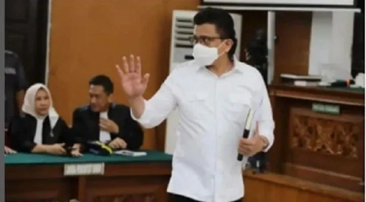 Ferdy Sambo saat menghadiri sidang