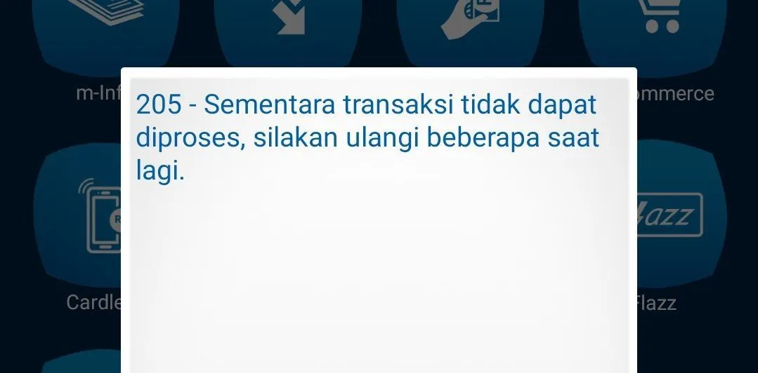 Mbanking BCA Eror