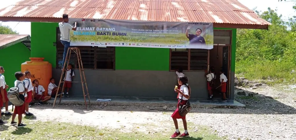 Kondisi sekolah di Desa Kolbano NTT