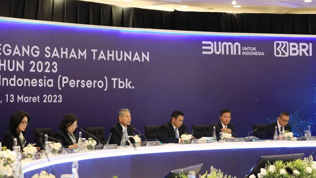 BRI menggelar RUPST 2023 di Jakarta
