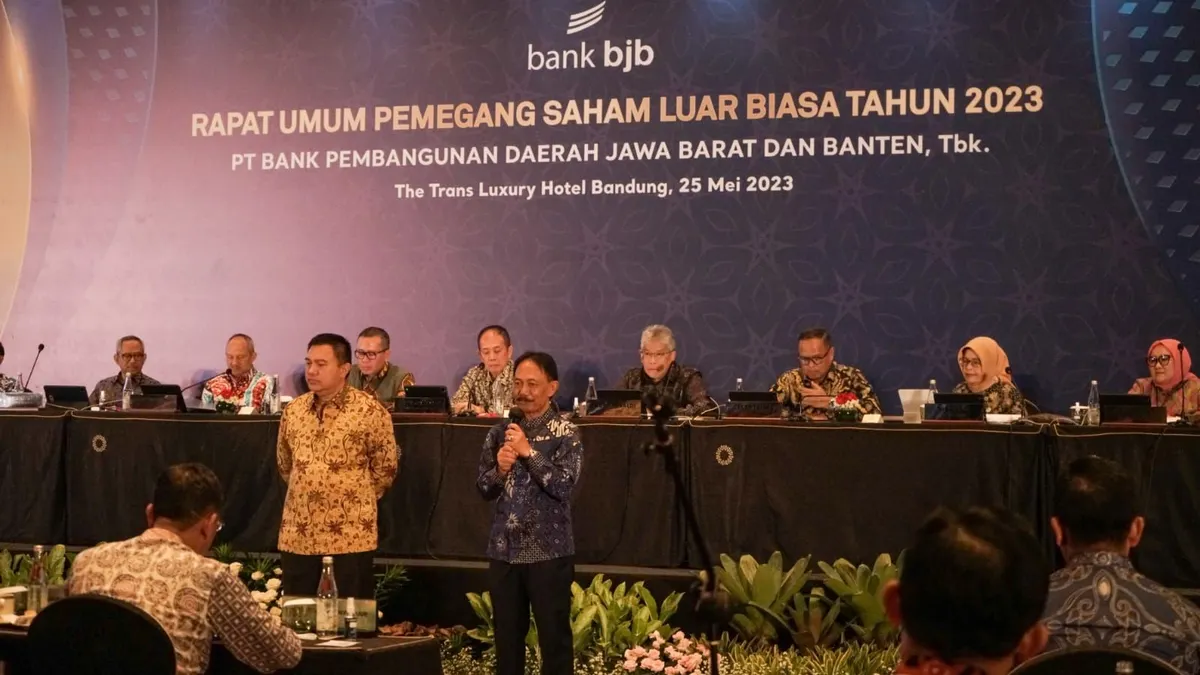 Rapat Umum Pemegang Saham Tahunan Luar Biasa (RUPSLB) bank bjb 2023
