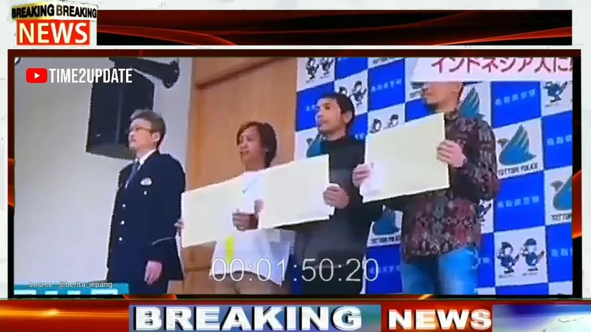 Patut Ditiru! 3 Pria WNI Viral Dapat Penghargaan dari Kepolisian Jepang Setelah Aksi Heroiknya Lakukan Ini...