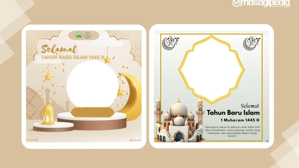 Twibbon Tahun Baru Islam 1 Muharram 1445 H.
