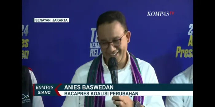 Anies Baswedan Siap Umumkan Cawapres yang akan Mendampinginya
