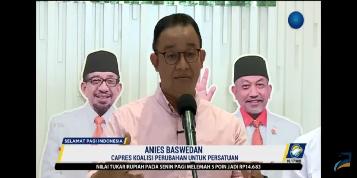 Terungkap Kriteria Utama Bakal Cawapres Pendamping Anies Baswedan