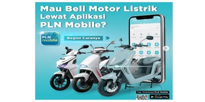 Kini Beli Motor Listrik Bisa Lewat Aplikasi PLN Mobile