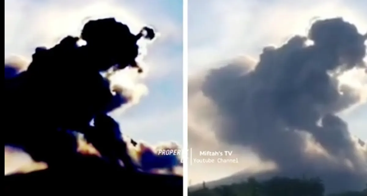 Benarkah Sosok Awan Panas Gunung Merapi yang Sempat Tertangkap Kamera Warganet Adalah Wujud Mbah Petruk?