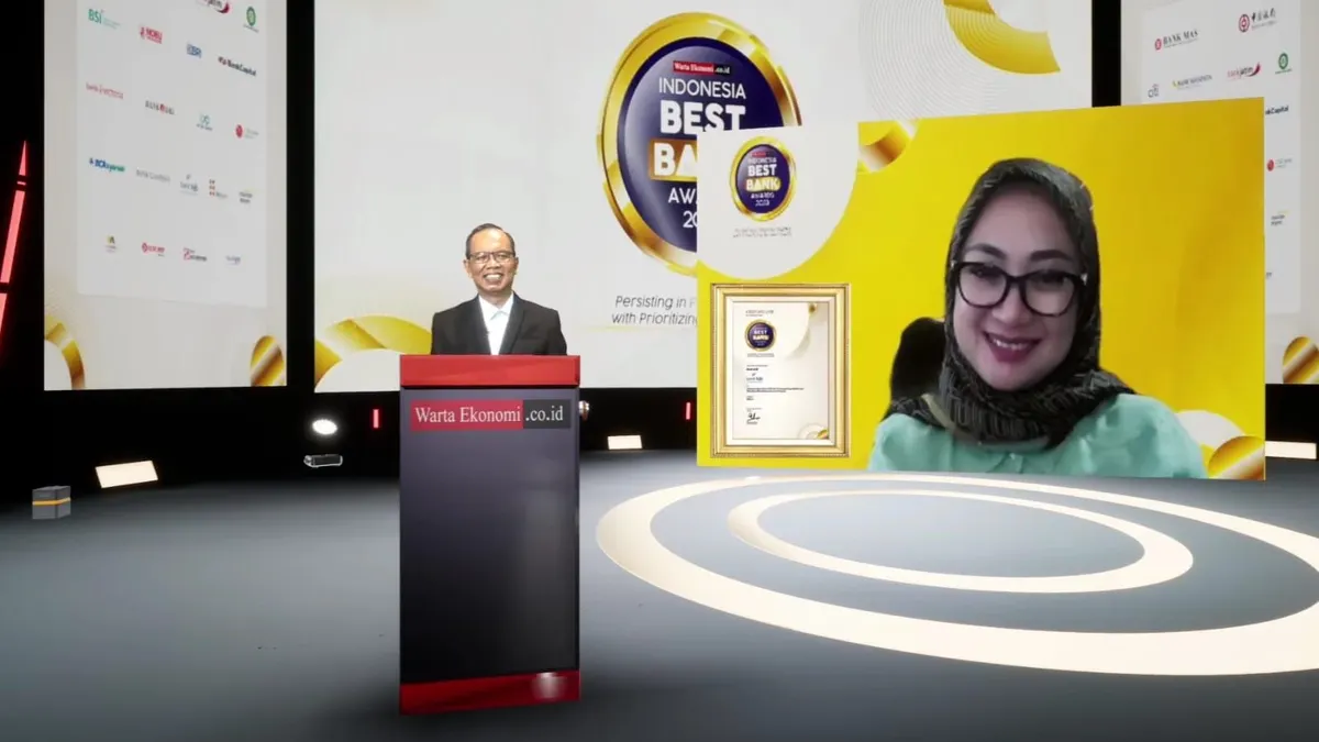 bank bjb berhasil menyabet penghargaan pada ajang Indonesia Best Bank Awards 2023 yang diselenggarakan oleh Warta Ekonomi.
